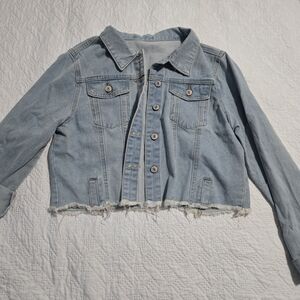 Stylish Light Blue Denim Jacket for Kids